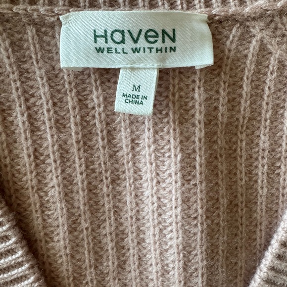 Have Women's Pink Cashmere Cardigan Sweater - Picture 3 of 5